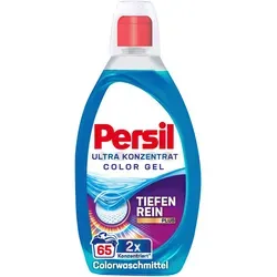 Persil Ultra Konzentrat Color Waschmittel (2 x 65 Waschladungen) - Waschmittel mit Tiefenrein-Plus Technologie, bekämpft hartnäckige Flecken und sorgt für langanhaltende Frische - ideal für strahlend saubere Textilien.