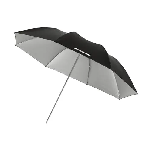Westcott Zusammenfaltbarer Reflektorschirm, 109 cm (43 Zoll), Silber