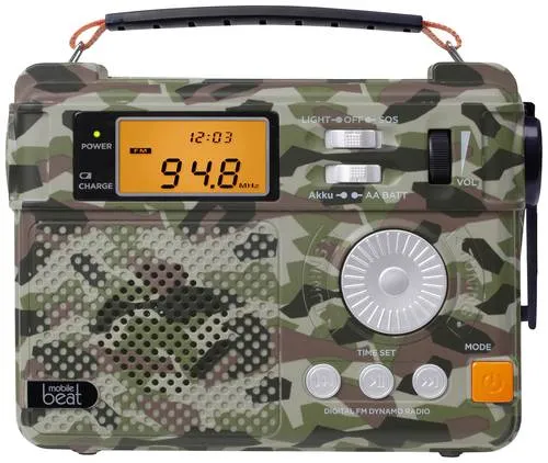 Silva Schneider SOS 223 BT Notfallradio - Radios: Vielseitiges Notfallradio mit UKW, MW und KW, USB-Handy-Ladefunktion und Handkurbel für Notfälle. Ideal für Outdoor-Aktivitäten und Stromausfälle.