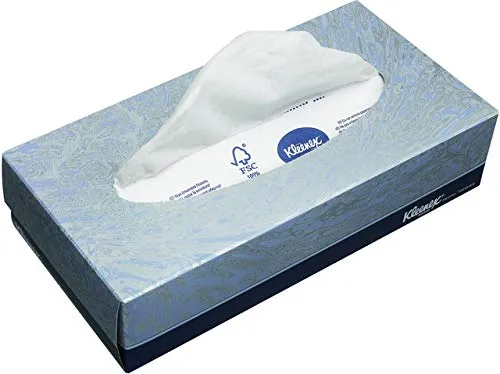 KLEENEX® Kosmetiktuch, 2lagig, 21,5 x 18,5 cm, weiß (100 Blatt), Sie erhalten 1 Packung á 100 Blatt