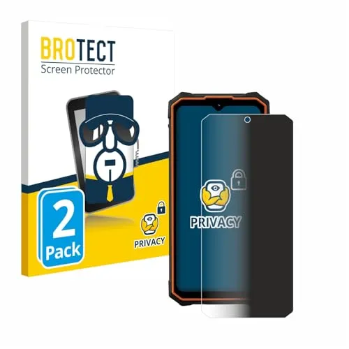 BROTECT 2 Stück Anti-Spy Blickschutzfolie für Hotwav Cyber 13 Privacy Screen Protector [Displayschutz-Folie, Sichtschutz, Blaulichtfilter]