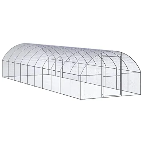 vidaXL Outdoor Hühnerstall 3x10x2m aus verzinktem Stahl von vidaXL