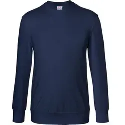 KÜBLER SHIRTS Sweatshirt 300 g/m2 5023 - Dunkelblau S - Arbeits- & Schutzkleidung: Strapazierfähiges Sweatshirt mit Rundhalsausschnitt, fusselfreier Innenseite und geprüft nach EN ISO 15797, ideal für den Arbeitsalltag.