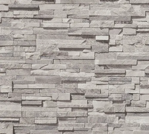 A.S. Création Livingwalls Travel Styles Vliestapete - Skandinavische Tapete in Grau und Beige - Tapeten für stilvolle Räume: Diese hochwertige Vliestapete überzeugt mit Natursteinoptik und bringt skandinavisches Flair in Ihr Zuhause. Ideal für Wohnzimmer, Küche oder Flur.