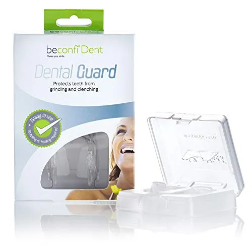 Beconfident Dental Guard gebrauchsfertige Aufbissschiene gegen Zähneknirschen (Bruxismus)