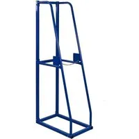 PROREGAL Vertikalregal Rhino 150x36x60cm - Lagerregal mit robuster Stahlkonstruktion, ideal für Werkstätten und Lager. Platzsparend, flexibel erweiterbar und mit sicherer Lagerung durch integrierte Kette.