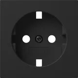 Gira Abd. SCHUKO-Steckd. Schwarz m 4920005