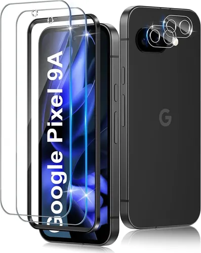 2X Schutzglas ( Display + Kamera ) für Google Pixel 9A Full Panzerfolie Screen