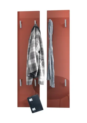 Vladon Garderobenpaneel 120 in rot von Vladon