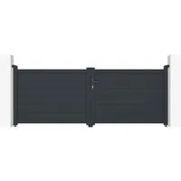 Produktbild Casanoov Flügeltor Eiger 300x115cm mit 2 Pfosten H.166cm