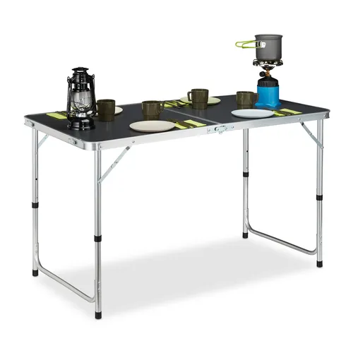 Leichter klappbarer Campingtisch - Faltbarer Koffertisch - Camping-Möbel, ideal für unterwegs mit einem Gewicht von nur 4,14 kg und einer stabilen Tragkraft von bis zu 30 kg.