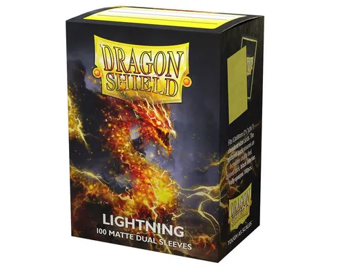 Arcane Tinmen Sammelkarte 100 Dual Matte Sleeves - Lightning