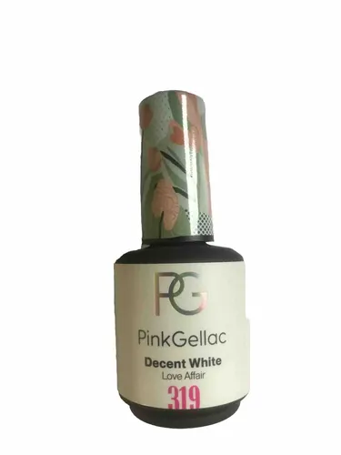 Pink GellacDecent White Love Affair #319