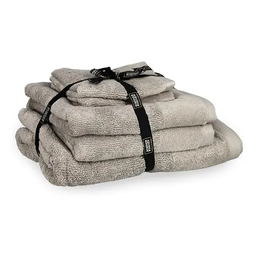 SCHÖNER WOHNEN Handtuch Set SENSE – 5er Set in Sand - Erleben Sie Luxus im Bad mit dem Schöner Wohnen Handtuch Set. Enthält 1 Duschtuch und 4 Handtücher aus 100% Baumwolle – weich, pflegeleicht und stilvoll. Ideal für jeden Anlass und als Geschenk.