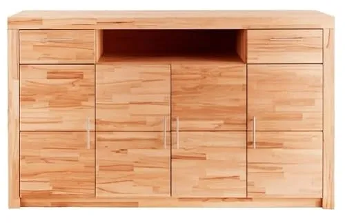 Möbeldesign Team 2000 GmbH Highboard Anrichte Kommode Sideboard Kernbuche teilmassiv geölt 3442-10