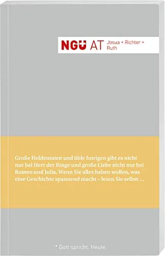 NGÜ. AT. Josua + Richter + Ruth: Neue Genfer Übersetzung