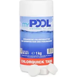 myPOOL Chlorquick Tabs Tabletten 20gr. schnelllöslich 1,0 kg