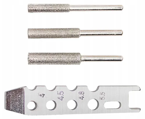 Rosfix Handkurbel Kettenschärfer – Tragbar und präzise | Größe: 70x60x28mm, Gewicht: 200g, Aluminiumlegierung | Für Motorsägen