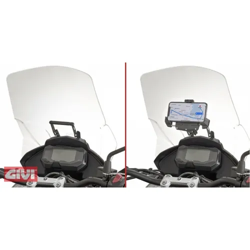 Halterung zur Montage am Windschild für Navi S902A - Schmutzfänger - Universelle Halterung für Navi S902A, ideal für sicheren Halt und einfache Montage am Windschild.