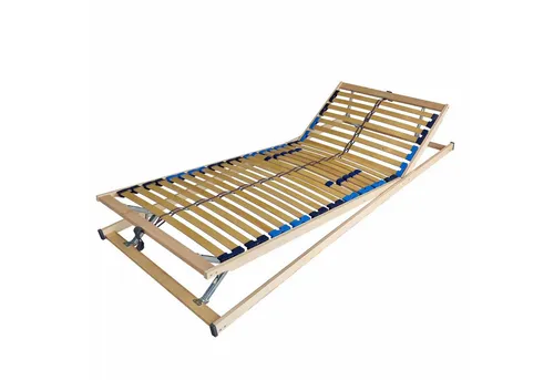 Verstellbarer Lattenrost 120x200cm mit 28 Leisten - Lattenrost 120x200cm, 5 Zonen, ergonomische Liegeposition und optimale Luftzirkulation für einen besseren Schlafkomfort. Ideal für alle Matratzenarten.