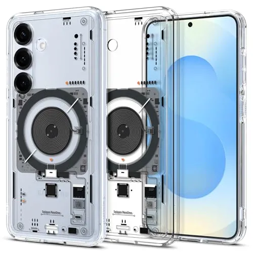 Spigen Ultra Hybrid MagFit Hülle für Samsung Galaxy S25 in weiß von Spigen