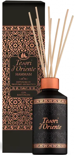 Bastoncini Hammam Lufterfrischer 200ml - Tesori d'Oriente - Wäscheduft für ein langanhaltendes, erfrischendes Aroma in Ihrer Wäsche, ideal für ein angenehmes Raumklima.