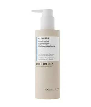 Biodroga Cleansing Reinigungsöl 200ml - Reinigungsöl für alle Hauttypen, pflegt und bewahrt den Lipidmantel der Haut. Mit Mandel- und Avocadoöl für samtig weiche Haut und minimierte Spannungsgefühle.