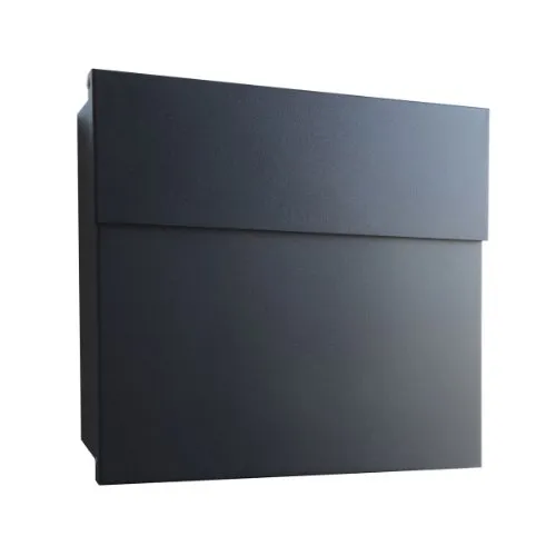 Radius® Designer Briefkasten Letterman 4 - 10 Jahre Garantie - Wandbriefkasten aus Edelstahl mit 10 Jahren Funktions- und Korrosionsgarantie, inkl. Montagematerial aus DE, ideal für stilbewusste Haushalte.