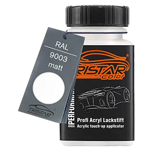 TRISTARcolor RAL 9003 Signalweiss matt Lackstift 50 ml schnelltrocknend
