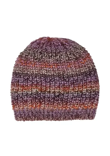 s.Oliver Strickmütze mit Fleece-Einsatz und Glitzergarn