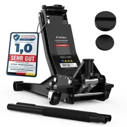 AUTORIA Wagenheber 3T hydraulisch flach 75-505mm