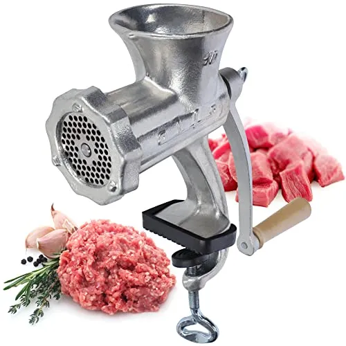 KADAX Fleischwolf aus Eisenguss, manuell, Vintage-Design