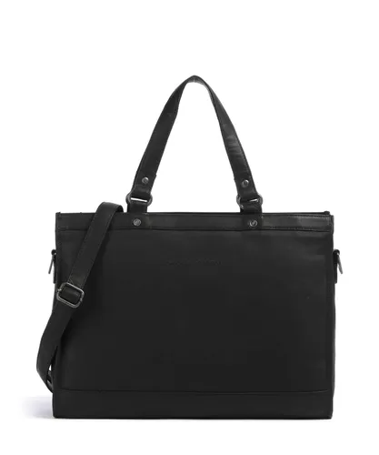 Chesterfield Brand Schultertasche Manly aus Leder - Elegante Schultertasche aus feinstem Leder mit Laptopfach für Geräte bis 17 Zoll, ideal für stilbewusste Frauen.