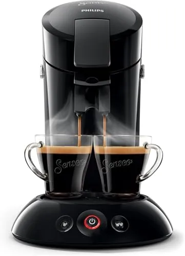 PHILIPS Senseo Original Kaffeepadmaschine - 1450 W, 0.7 Liter, Schwarz (HD6553 67), mit Kaffee Boost Technologie für intensiveren Geschmack und feiner Crema