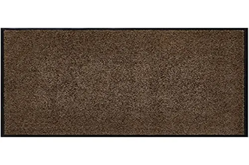 andiamo Premium-Fußmatte Wash & Clean - 60 x 90 cm Braun - Langlebige Schmutzfangmatte für drinnen und überdachte Außenbereiche, saugstark und pflegeleicht, ideal für jedes Zuhause.