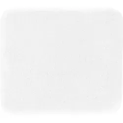 Grund Bidet-Vorleger Melange, Weiß - Rutschfester Badteppich in rechteckiger Form (50x60 cm), Made in Europe und Oeko-Tex® Standard 100 für höchste Qualität und Sicherheit.