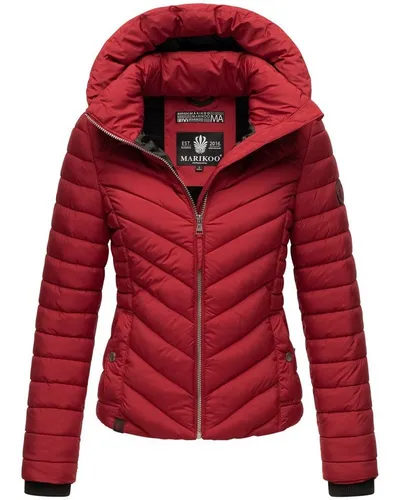 MARIKOO Damen Stepp Jacke B957 - Warme Übergangsjacke mit Kapuze - Funktionsjacken mit hochwertiger Steppung und gut gefütterter Kapuze für perfekten Komfort in der kalten Jahreszeit. Elegantes Design und unschlagbares Preis-Leistungs-Verhältnis.