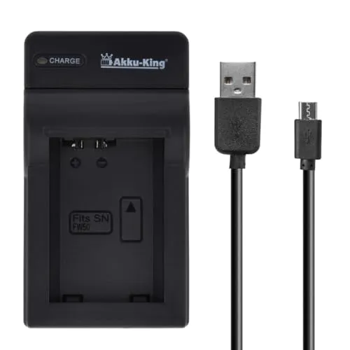 USB-Akku-Ladegerät kompatibel mit Sony NP-FW50