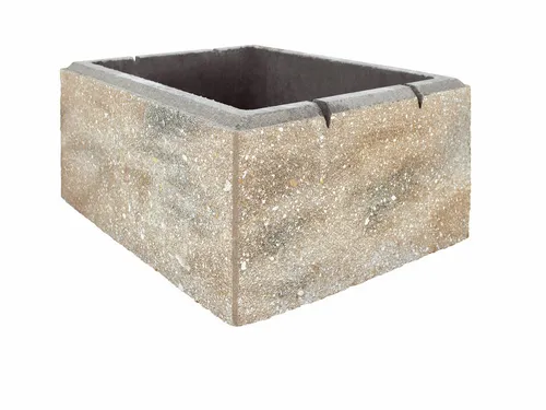 Diephaus Mauerstein Lessia Muschelkalk 50 x 40 x 20 cm - Einfassungen, Stufen & Mauersysteme – Große Sichtflächen mit lebhafter Maserung und glatten Oberflächen, ideal für kreative Gartengestaltung.