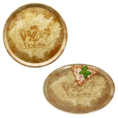 MamboCat Pizzateller 2x Perfetto Gelb Ø 31,5 cm in gelb von MamboCat