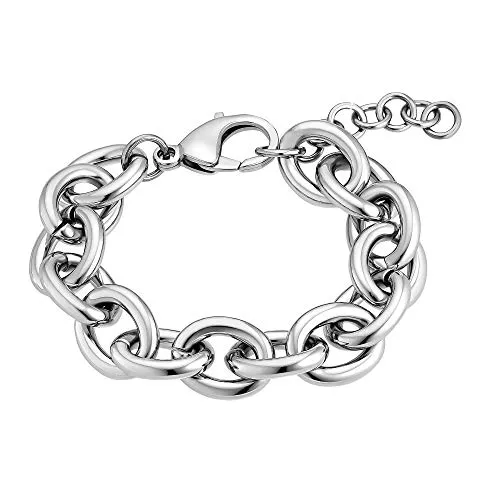 Heideman Armband Emi poliert - Armschmuck für Frauen aus massivem Edelstahl, stilvolles Design in Silber, inklusive Geschenkverpackung – perfekt zum Verschenken oder Selbsttragen.