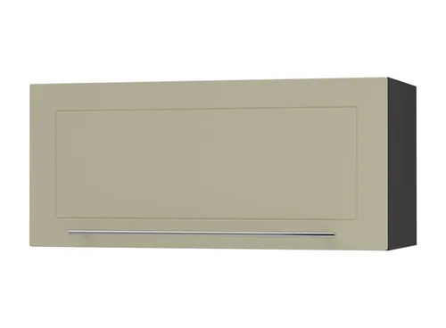 Feldmann-Wohnen Klapphängeschrank, Creme und Schwarz, 80x36x32.5 cm