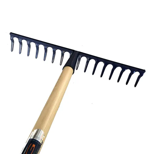 Laubrechen Laubbesen Kiefernholz Qualitätsstahl Garten12 Zinken Gehärtet 140cm