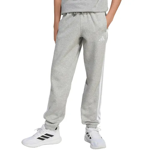 adidas Unisex Kinder Essentials 3 Stripes Pants in grau von adidas