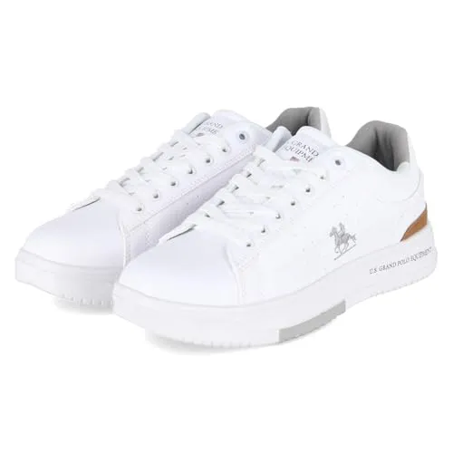 U.S. Grand Polo GPM514303-1010 SP Schnürhalbschuh Synthetik Herren in weiß - Gr. 45
