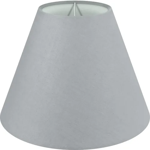 Premium Lampenschirm Stehlampe Hängelampe Grau Baumwolle E14/E27 S=UØ 20cm