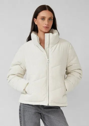 s.Oliver Winterjacke Outdoor-Jacke Wärmende Cord-Jacke im Relaxed Fit