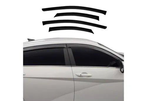OMAC Windabweiser für HYUNDAI ELANTRA VII - Wind- & Regenabweiser, 4-teiliges Set aus robustem Acryl für optimalen Schutz vor Regen und Wind, passt perfekt für Hyundai Elantra ab 2020.