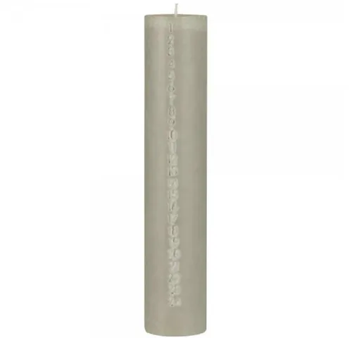 Ib Laursen Windlicht Ib Laursen Weihnachtskerze 1-24 Aschgrau (30cm)