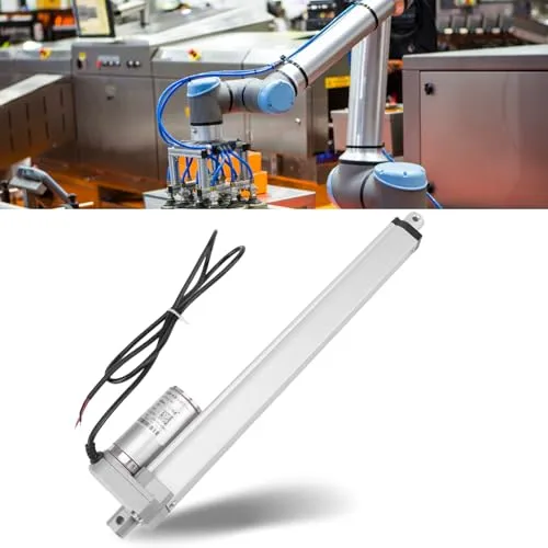 Jadeshay Linearantrieb 12V, Linearmotor 150mm 40KG Hub max Lineartechnik-Aktuatoren Linear Actuator für Elektrischer Türöffner und Automatisier ungsanwendungen